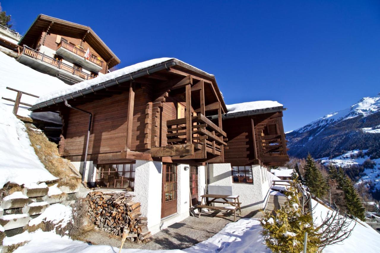 Chalet Abraxas With Astonishing View - Grimentz Villa Eksteriør bilde