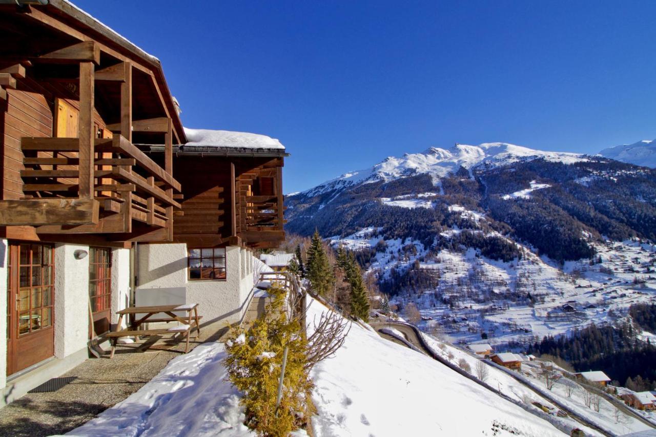 Chalet Abraxas With Astonishing View - Grimentz Villa Eksteriør bilde