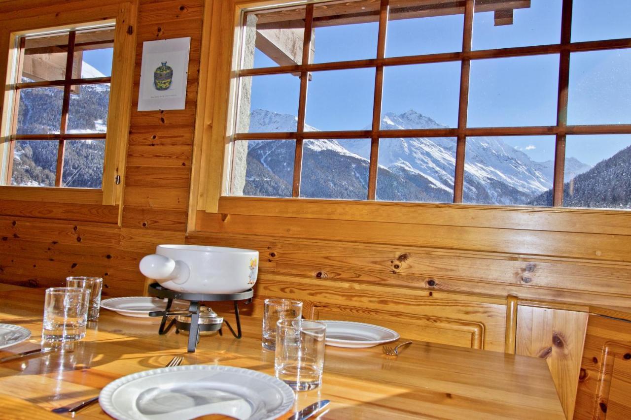 Chalet Abraxas With Astonishing View - Grimentz Villa Eksteriør bilde