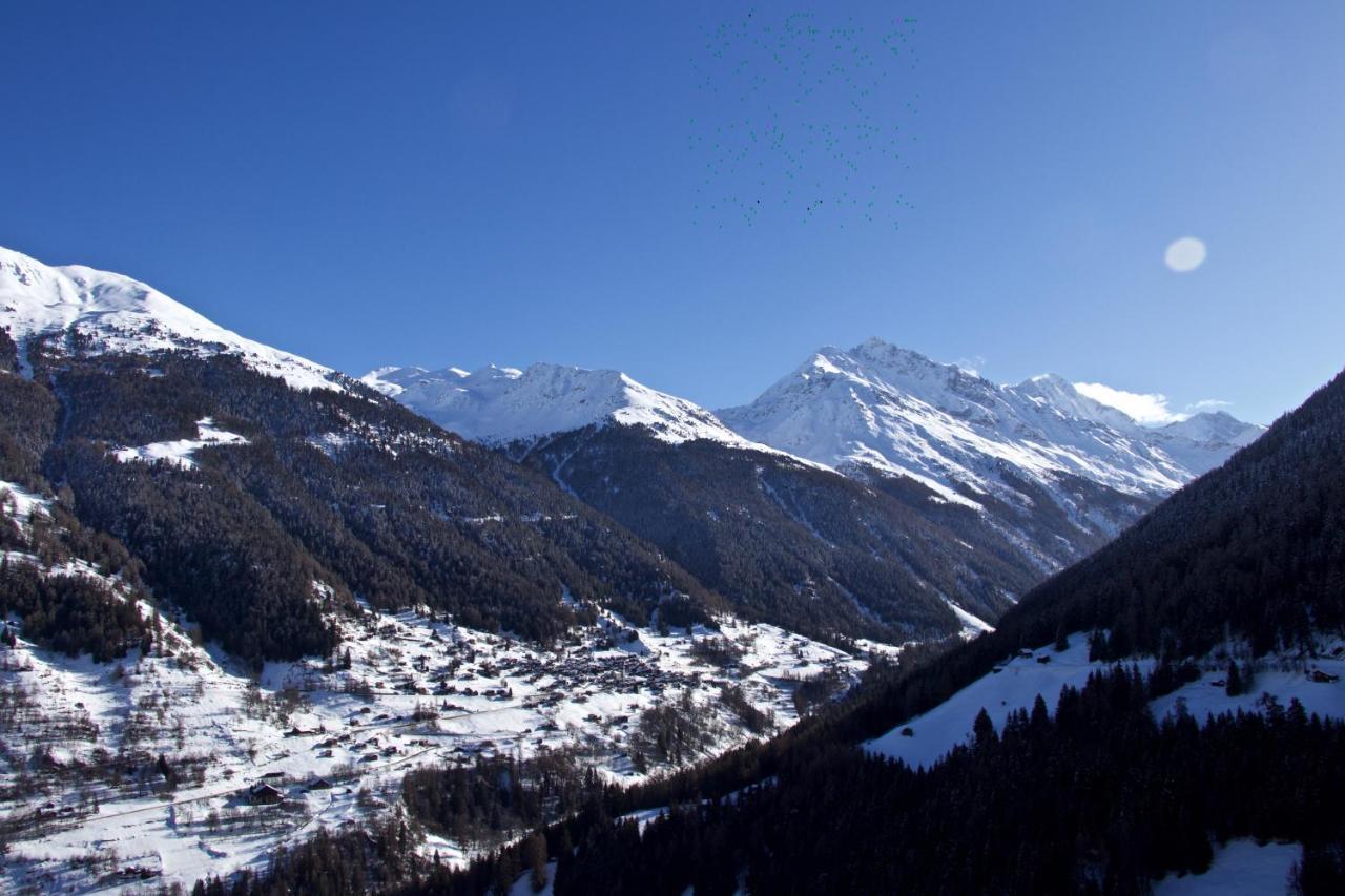 Chalet Abraxas With Astonishing View - Grimentz Villa Eksteriør bilde