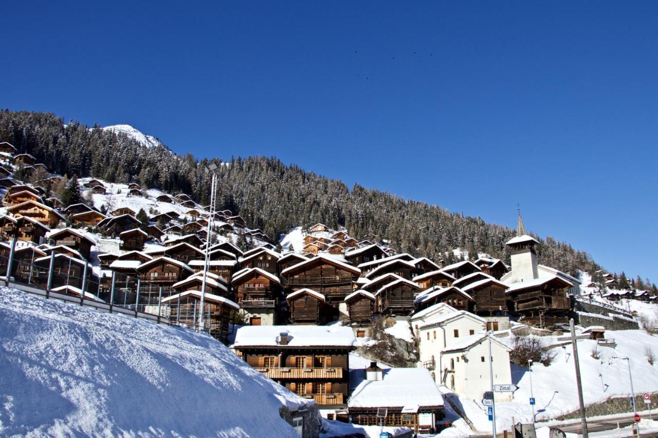 Chalet Abraxas With Astonishing View - Grimentz Villa Eksteriør bilde